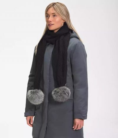 Women's Oh-Mega Fur Pom Scarf